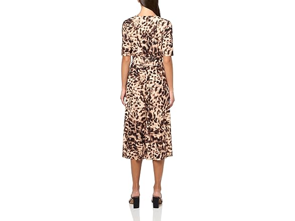 Halston Women's V-Neck Jersey Mini Dress