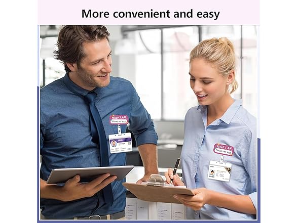 I'm Trying My Best Badge Reel Holder