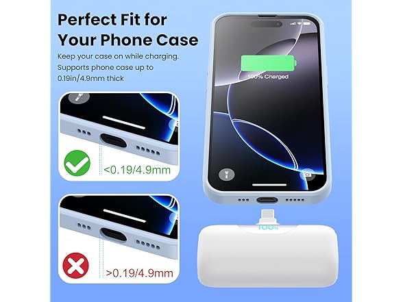 5500mAh Mini USB C Power Bank