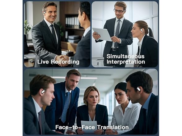 Hsility Real-Time Bluetooth Translation Earbuds