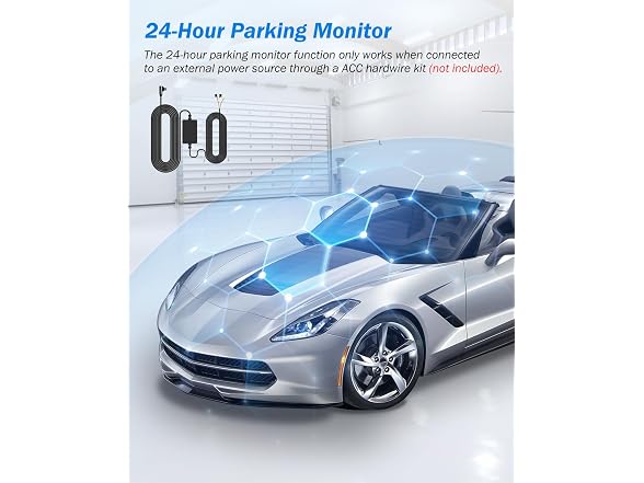 BAEASU 3-Ch 2.5K+1440P Dash Cam w/ 32GB