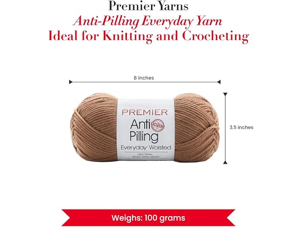 Premier Anti-Pilling Everyday Worsted Yarn,
