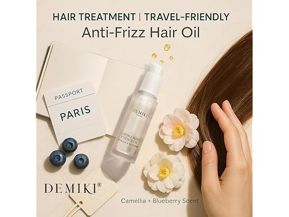 DEMIKI Hair Oil for Frizzy Hair