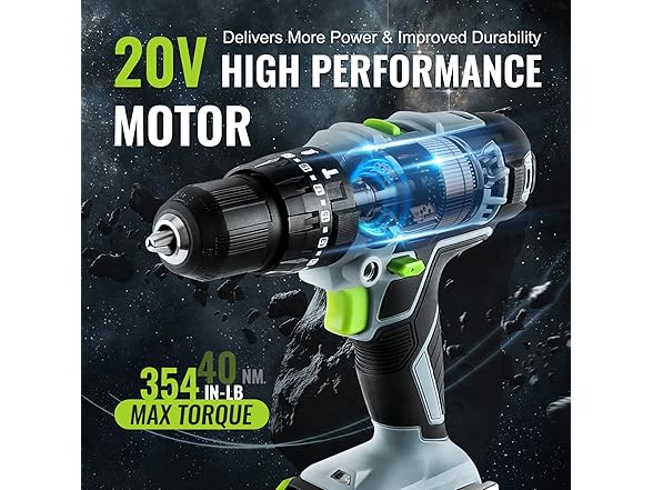 WORKPRO 20V Max Cordless Drill Driver