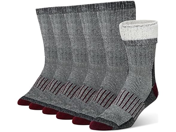 Black/Red (3 Pairs)