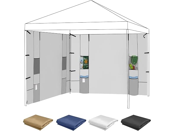 Pop Up Canopy Sidewalls, 2 Pcs