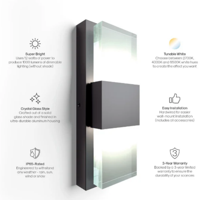 Atomi AT2425 Atomi WALL SCONCE 2PK Black and White - Gallery 9