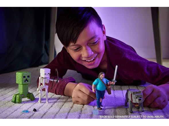 Mattel Minecraft Action Figure & Accessories Set
