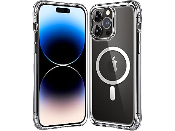 Mkeke for iPhone 14 Pro Max Case Clear,Compatible