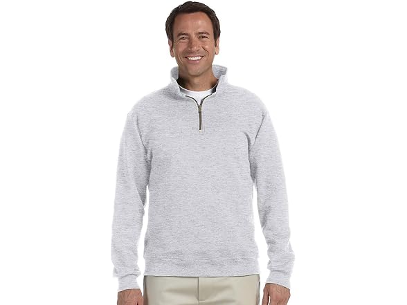Jerzees Men (L) Super Sweats Cadet Sweatshirt