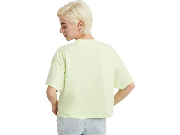 Hanes Women (S) Originals Garment Cropped T-shirt