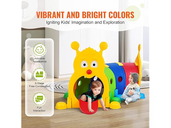 VEVOR Caterpillar Tunnel for Kids