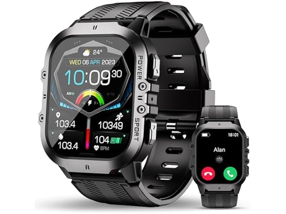 OUKITEL 1.96'' Fitness Smart Watch for Android/iPhone