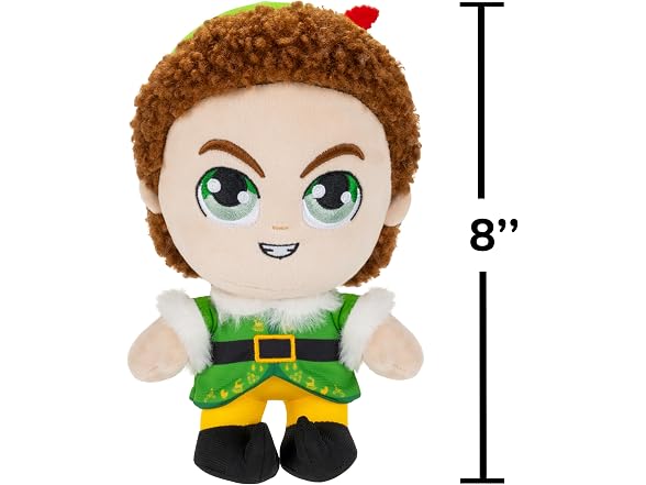 Jazwares Warner Bros. Discovery 8-Inch Buddy the Elf Plush