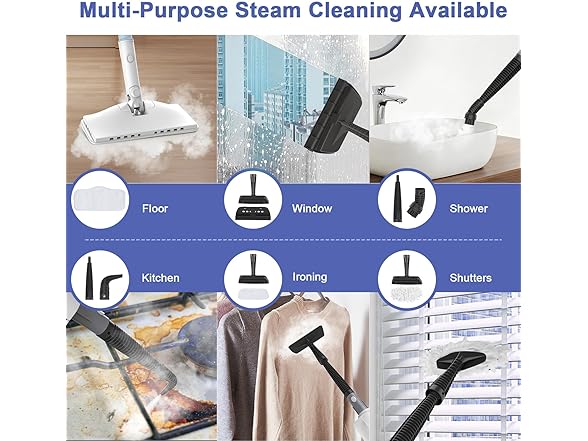 ACHTFACH 6 in 1 Steam Mop Cleaner