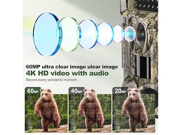 4K WiFi Trail Camera with Night Vision