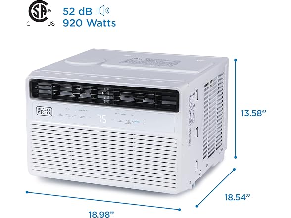 BLACK+DECKER BD10NWES 10000 BTU Window AC
