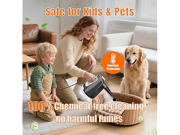 Mdeinu Pressurized Handheld Steam Cleaner