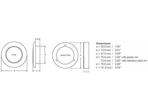 HELLA Marine Slim Line LED 'Enhanced