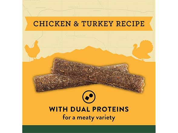 Zuke's Adventure Sticks Natural Dog Treats, 6oz Pouch