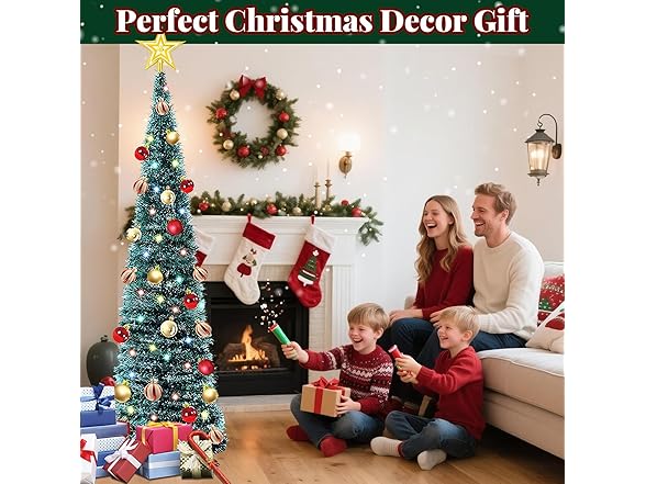 Abdtech Pop-Up Christmas Trees with Lights