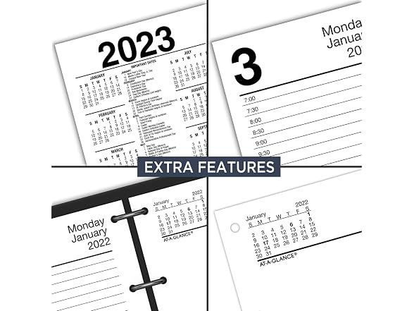 2022 Daily Desk Calendar Refill
