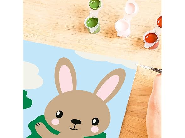 Ravensburger CreArt Cute Bunny Paint‑by‑Number Kit