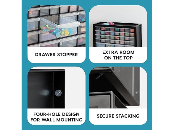 IRIS USA 44-Drawer Small Parts Storage