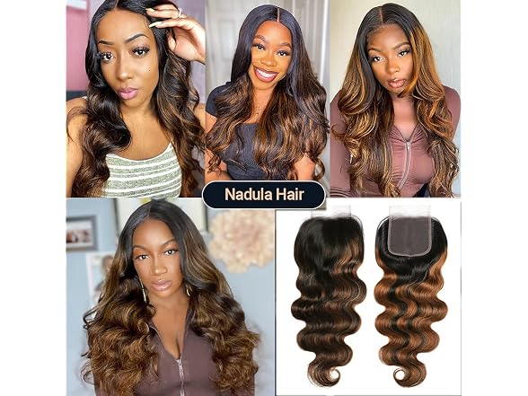 Nadula Body Wave 4x4 Lace Closure 14 in FB30