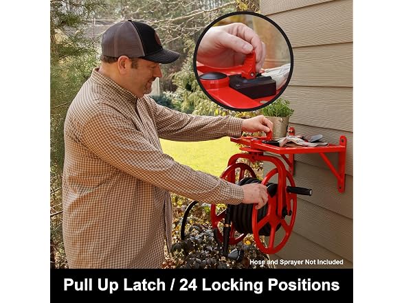 Liberty Garden Revolution Hose Reel, Red