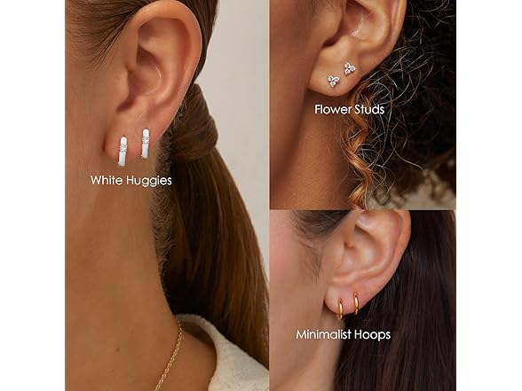 ELF ON THE EAR Gold Hoop Earrings