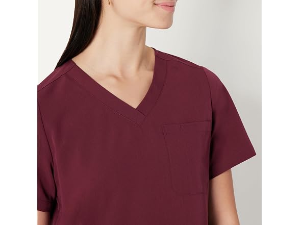 Amazon Basics Women Scrubs V-neck Top