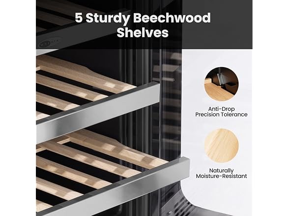 Whynter 15 inch Built-ln 29 Bottle Undercounter Stainless Steel Wine Fridge 