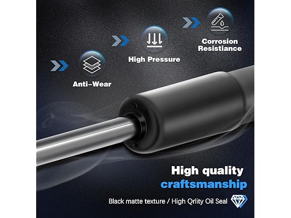 POHILA Hood Lift Supports Ford 2pc