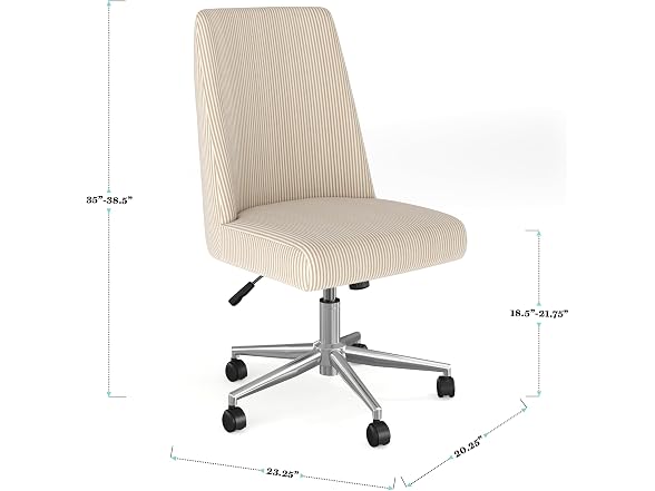 Martha Stewart Maeve Swivel Task Chair