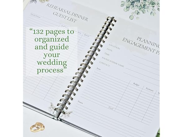 Generic Wedding Planner With Pen