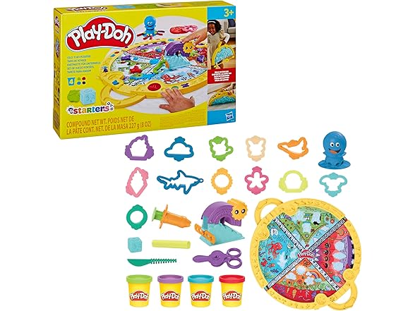 Play-Doh Fold & Go Playmat Starter Set