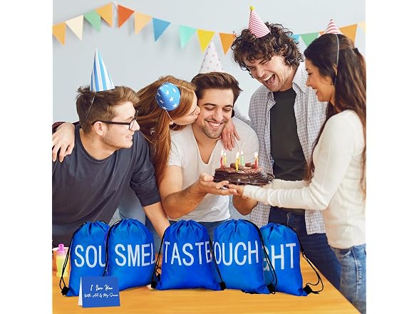 Bafeil 5 Senses Gift Bags 10pc Blue