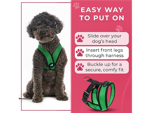 Gooby Comfort X Head in Harness - Small