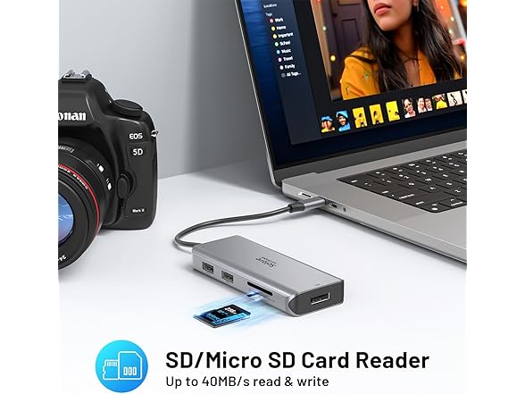 USB-C Dock with Dual HDMI & DisplayPort