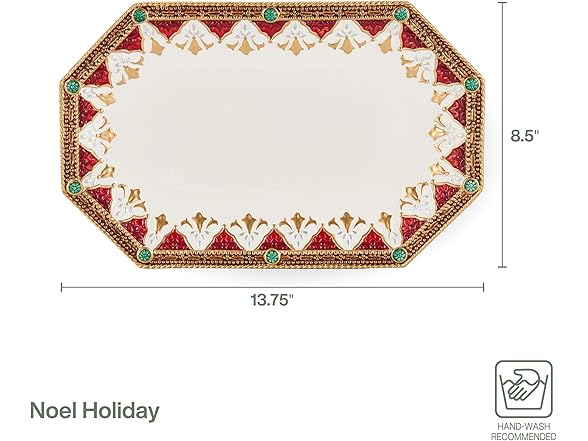 Fitz and Floyd Noel Holiday Small Serving Platter