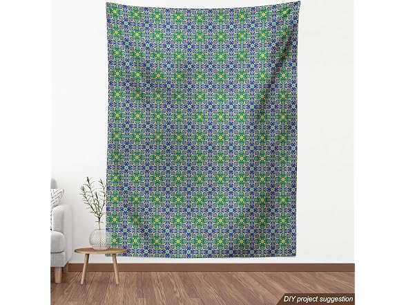 Ambesonne Orient Fabric by The Yard, Mosaic