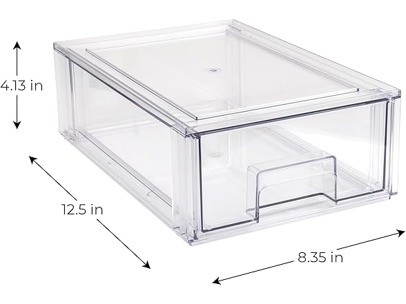 Pull-Out Stackable Storage Bin - Small 