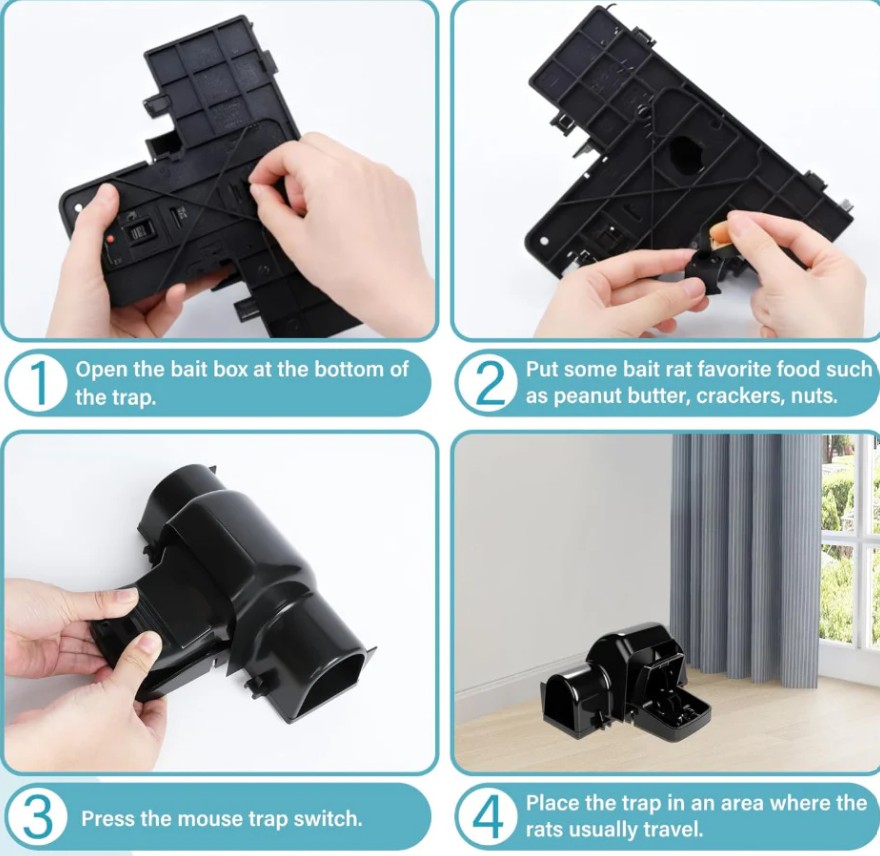 Hakol 2-Pack Heavy-Duty Rat & Chipmunk Traps - Gallery 11