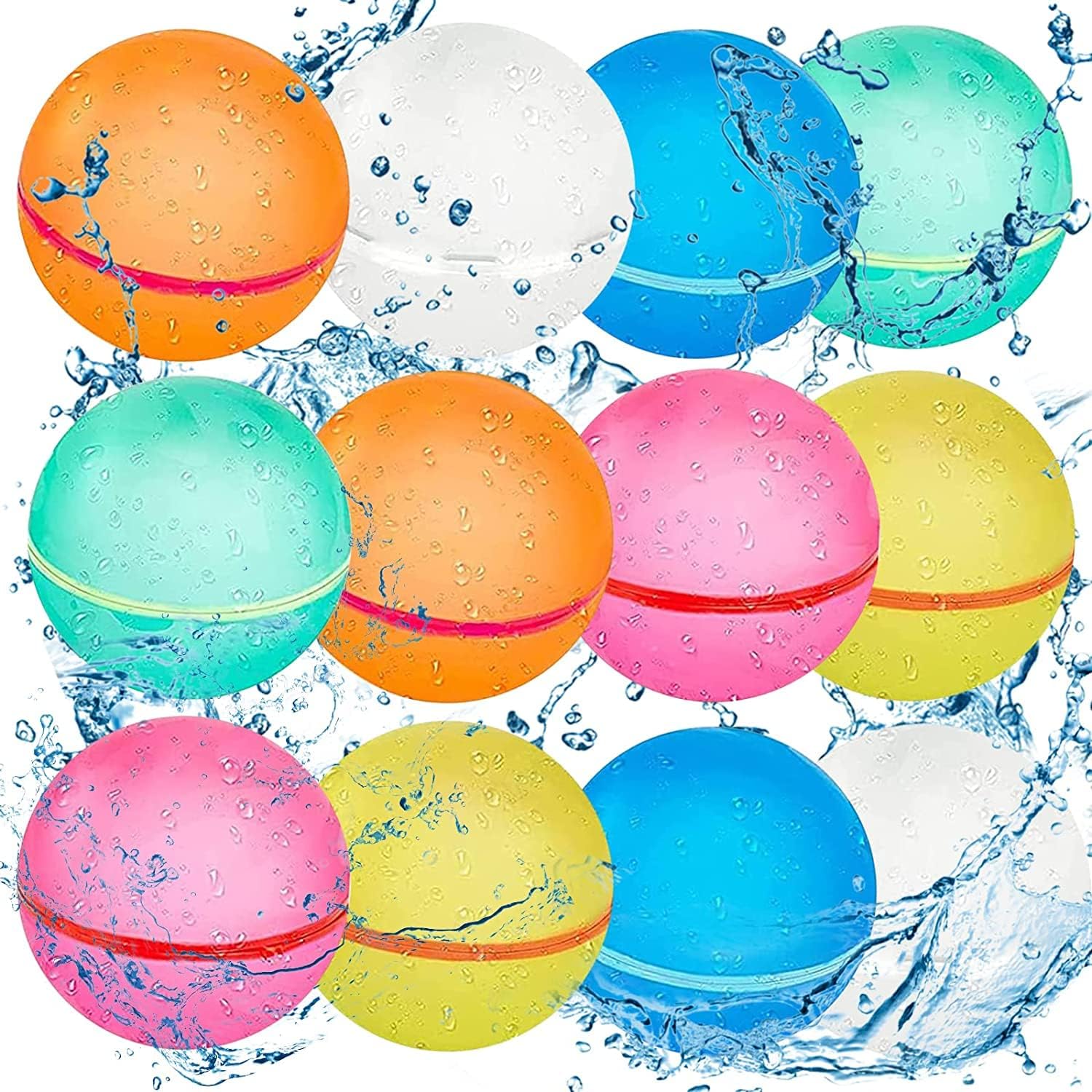 Reusable Silicone Water Balloons 12-Pack - Gallery 2