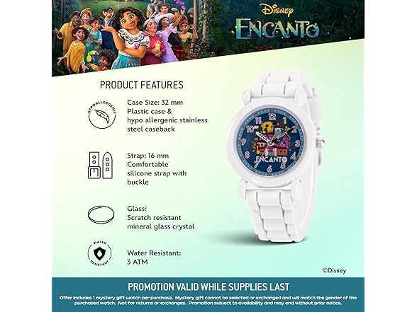 Disney Encanto Kids 3–7 Classic Character Watch