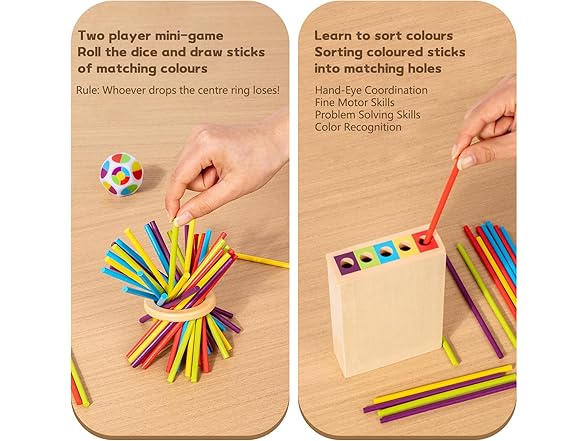 zeewoo Montessori Wooden Board Game