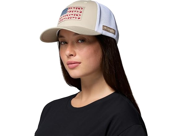 Columbia Unisex PHG Game Flag Mesh Ball Cap