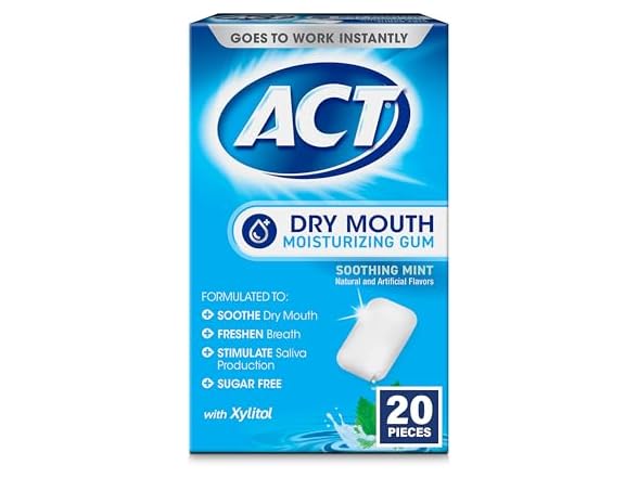 ACT Dry Mouth Gum 20ct