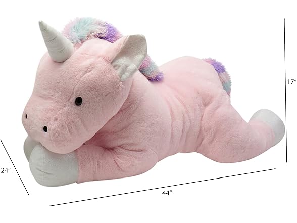 Animal Adventure Sqoosh2Poof 44" Unicorn